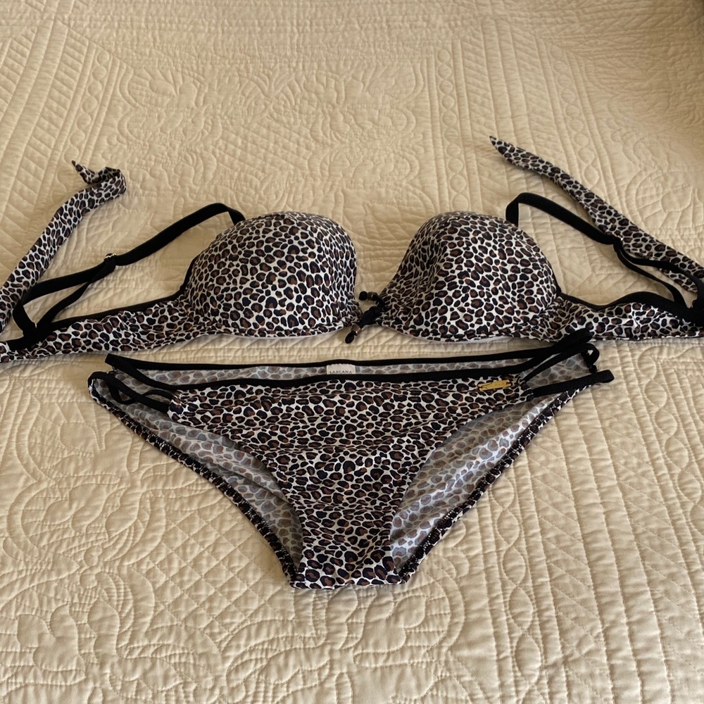 Leopard Print Bikini Set